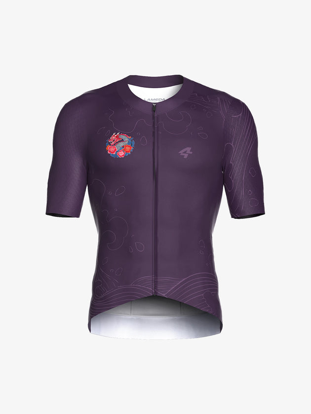 dragon soar men cycling jersey purple