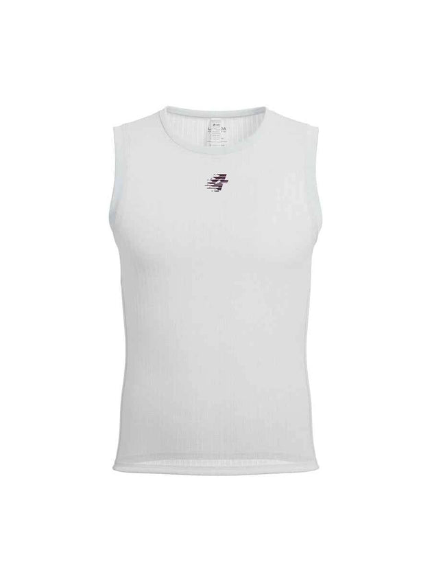 Flow Men Cycling Base Layer Vest - White