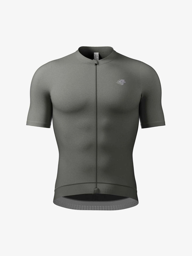 Flutter Men Cycling Jersey - Gray Olive