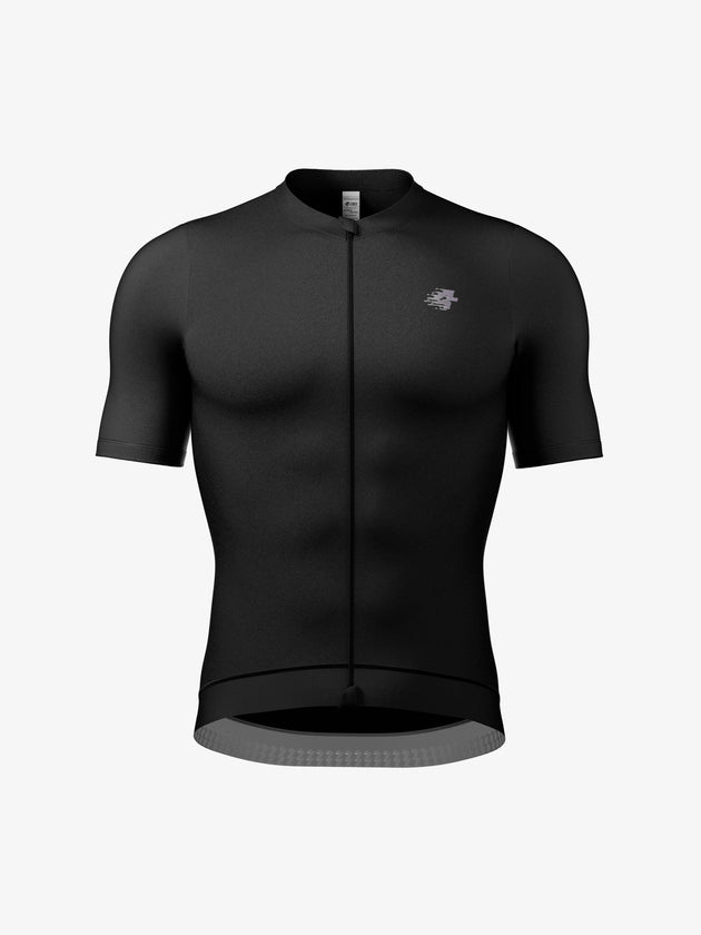 Flutter black men short sleeve cycling jersey