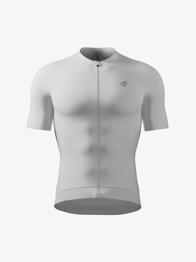 Flutter white men short sleeve cycling jersey