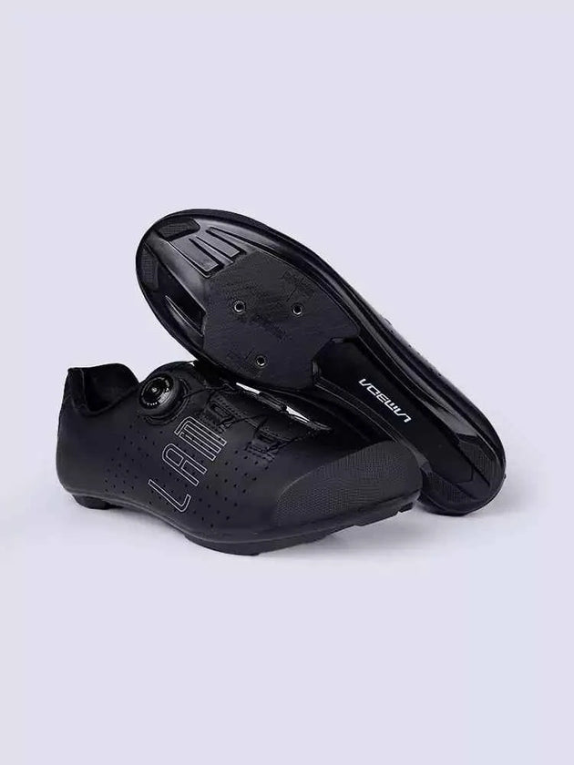 Hank Unisex Nylon Cycling Cleat Shoes - Black