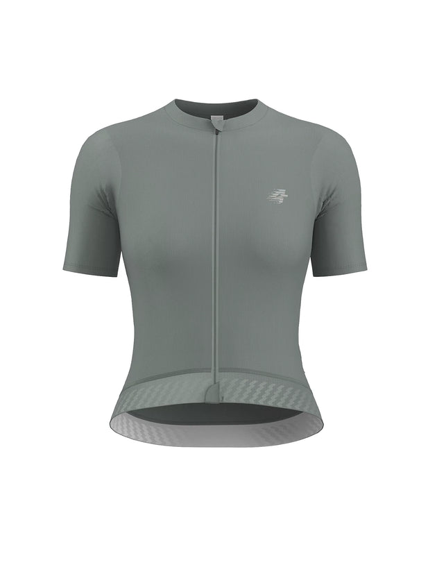 Melody Woman Cycling Jersey - Gray Olive