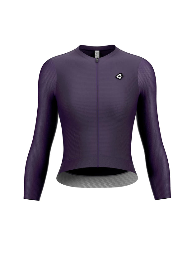 Moon Woman Cycling Jersey Long Sleeve CoolMax - Meadow Purple