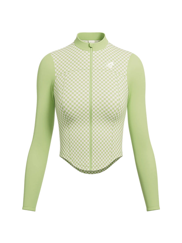 Prismatic Women Cycling Jersey - Lime Blend