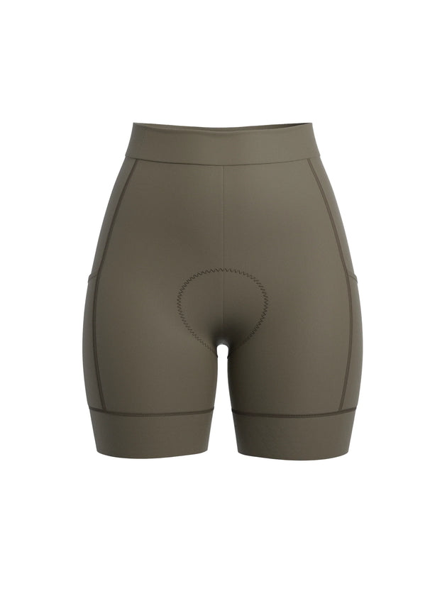 Reverie gray green women cycling shorts