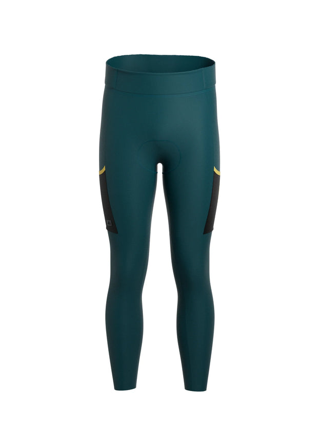 Serenity turquoise men cycling pants
