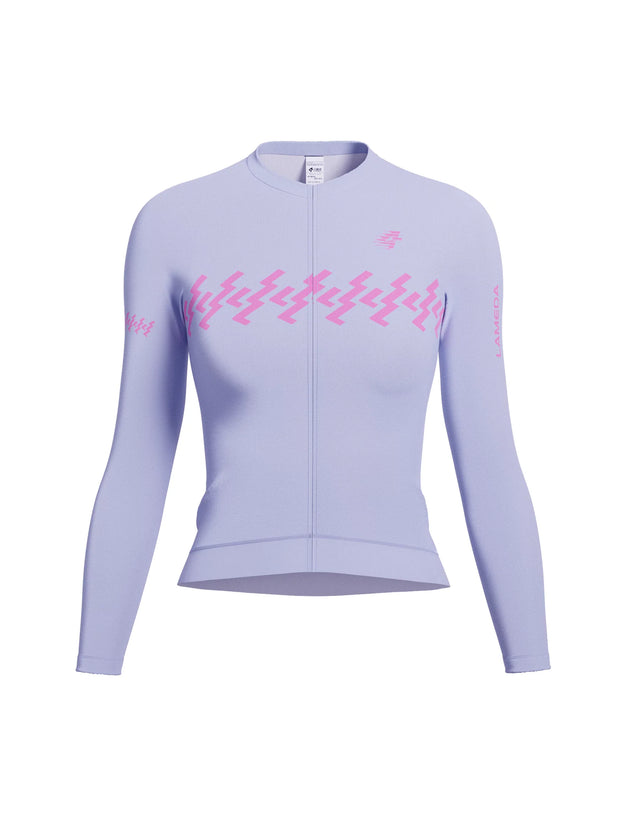 Slumber Women Cycling Jersey Long Sleeve - Romantic Purple