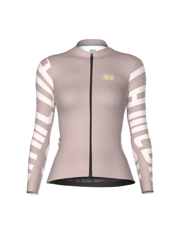 Splendid women long sleeve cycling jersey lilac purple