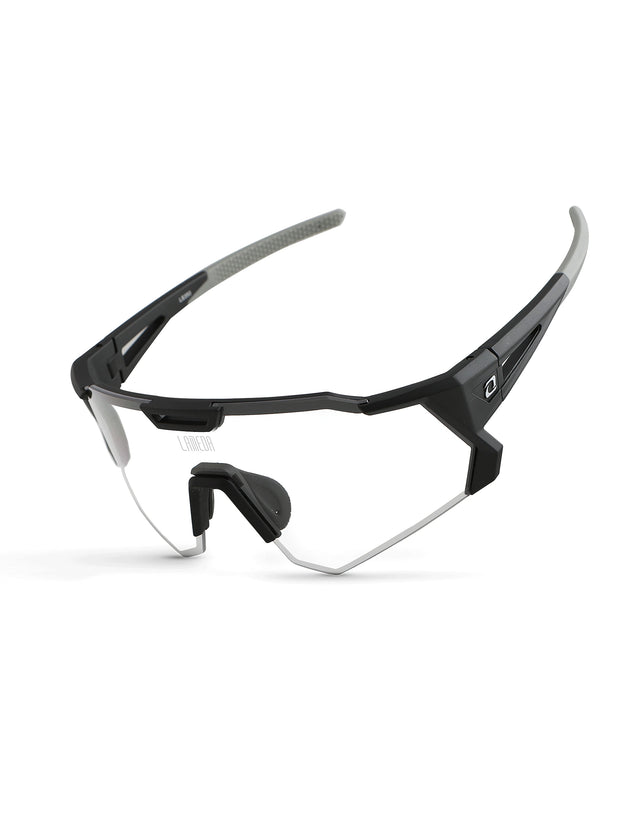 LS350 black anti fog photochromic cycling sunglasses