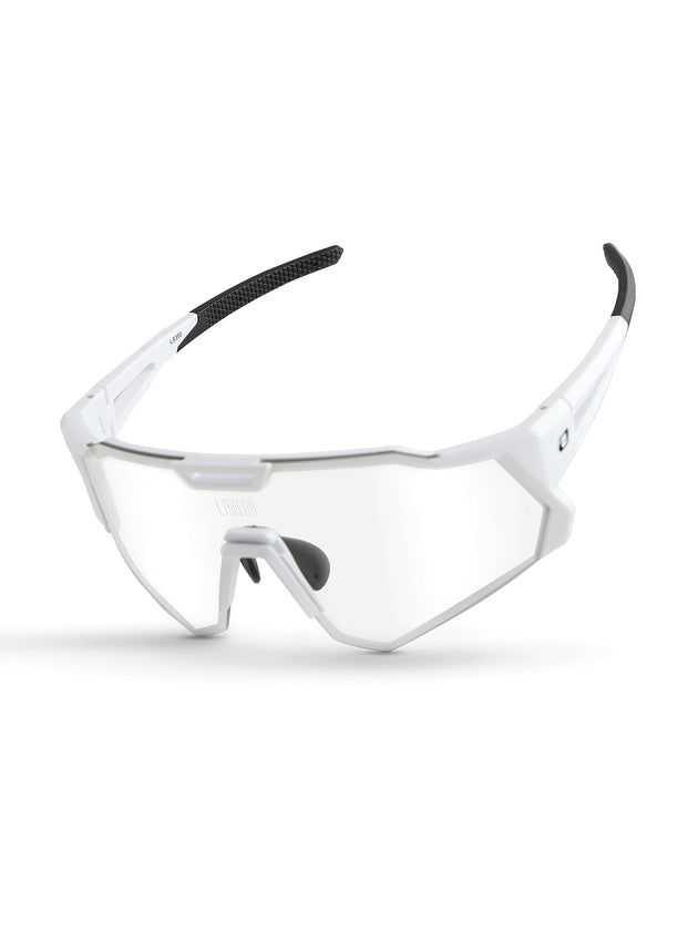 LS350 white photochromic cycling sunglasses anti fog