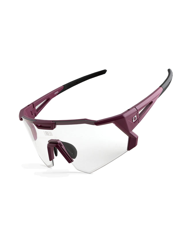 LS350 purple photochromic cycling sunglasses anti fog