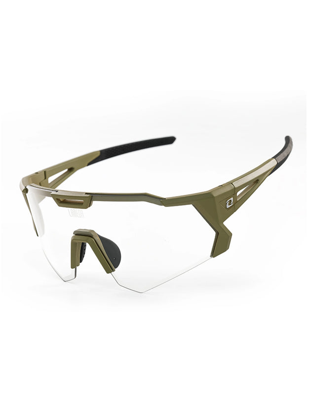 LS350 olive anti fog photochromic cycling sunglasses