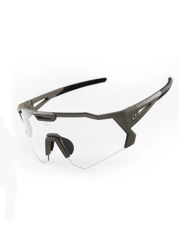 LS350 dark gray anti fog photochromic cycling sunglasses