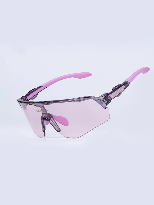 LS550 pink photochromic cycling sunglasses