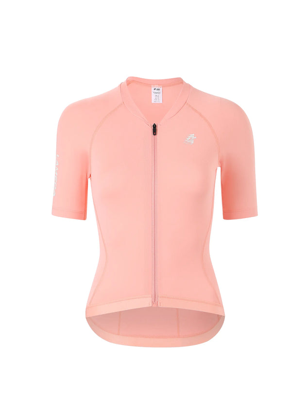 women light pink basic cycling jersey
