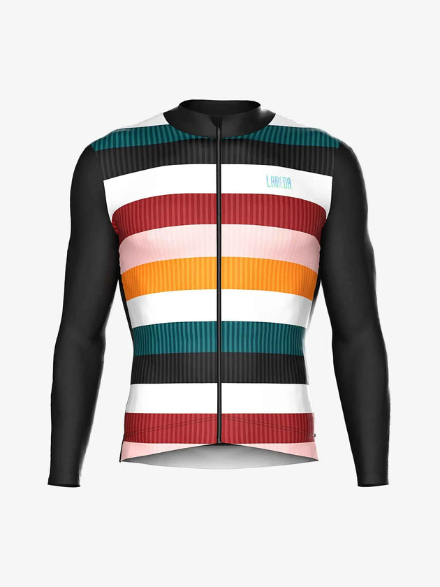 Colorful Unisex Fleeced Thermal Jersey - Rainbow