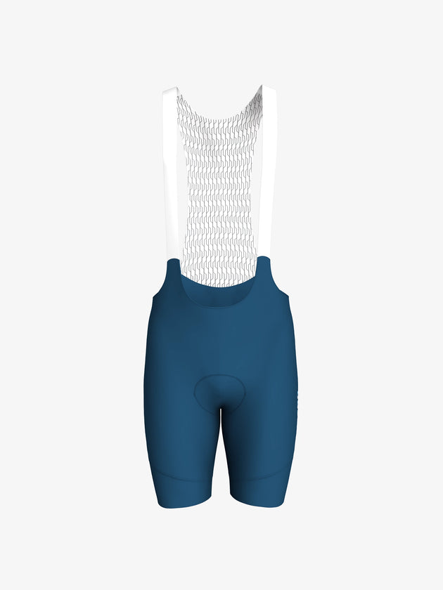 Dazzling Men's Bib Shorts - Blue