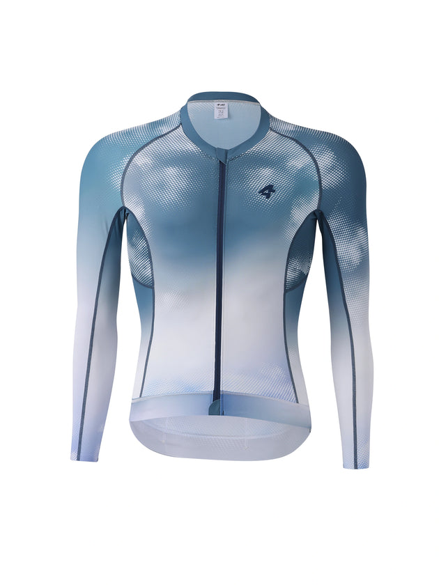 men green elite long sleeve cycling jersey