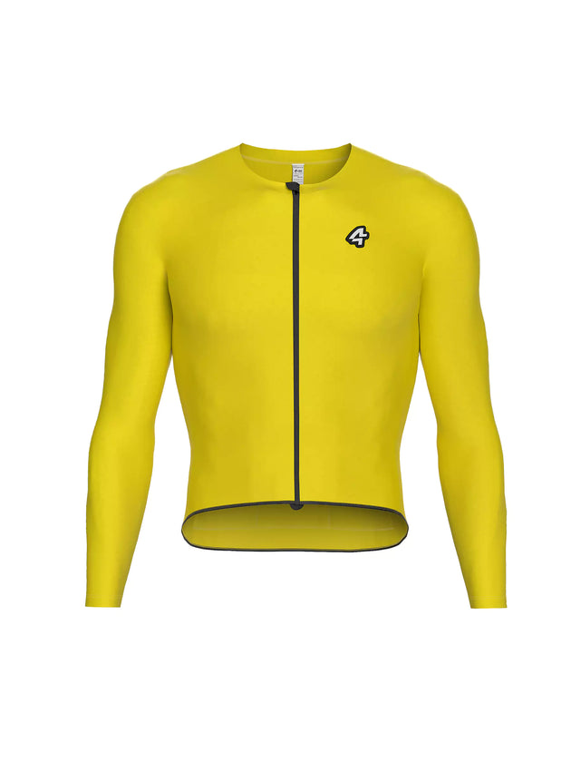 Polar Night Men's Fleeced Thermal Jersey - Yellow