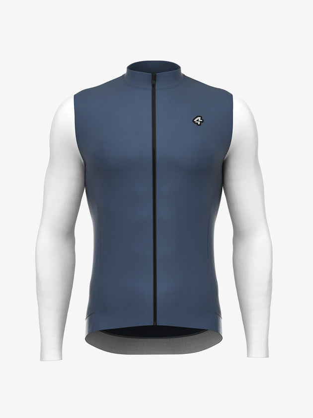 Vigour Men's Fleeced Thermal Jersey - Blue