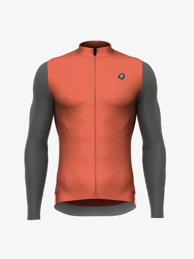 Vigour Men's Fleeced Thermal Jersey - Orange