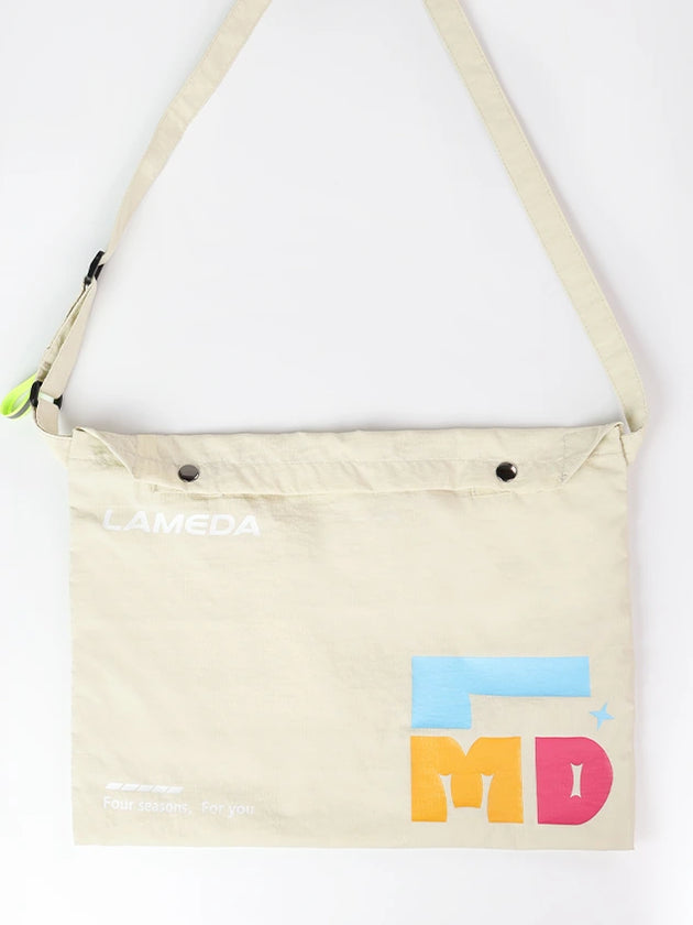 LMD Messenger Bag - White