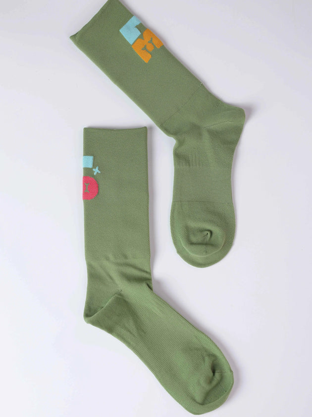 LMD Unisex Sports Socks - Green