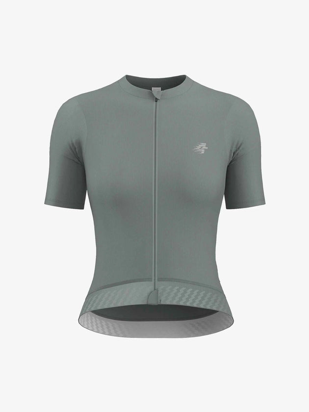 Melody Woman Cycling Jersey - Gray Olive