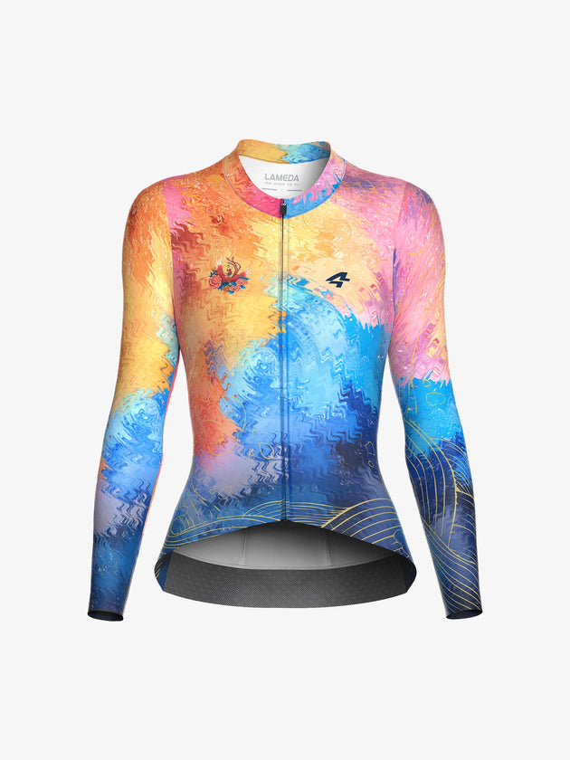 Phoenix Waltz women long sleeve bike jersey radiant