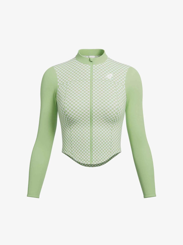 Prismatic Women Cycling Jersey - Lime Blend