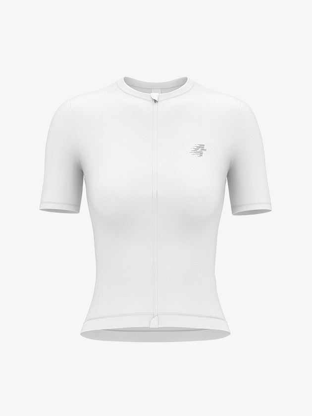 Quill white women cycling jersey