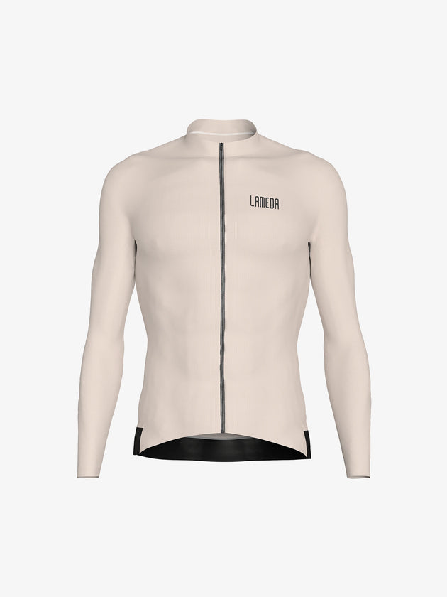 silver men long sleeve cycling jersey khaki