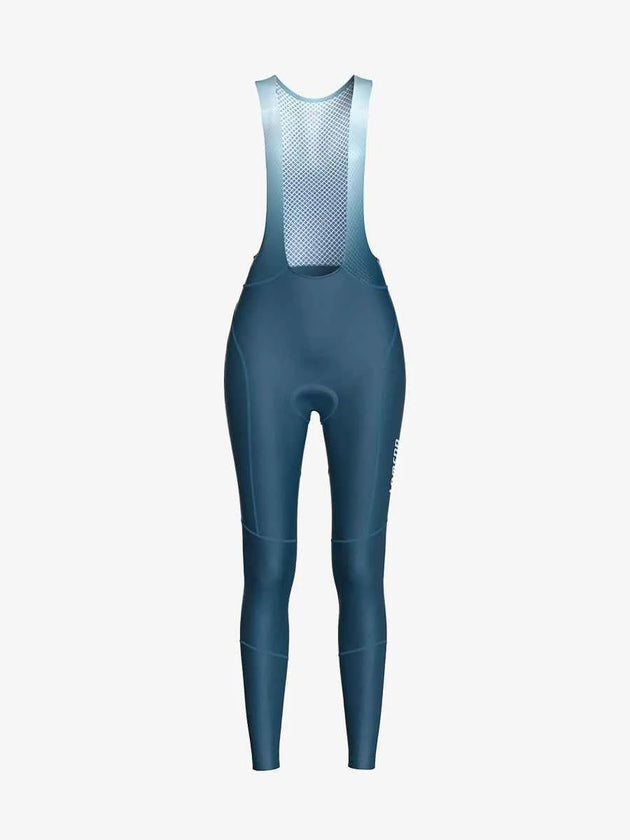 Sunset Women's Thermal Fleeced Bib Tights - Blue
