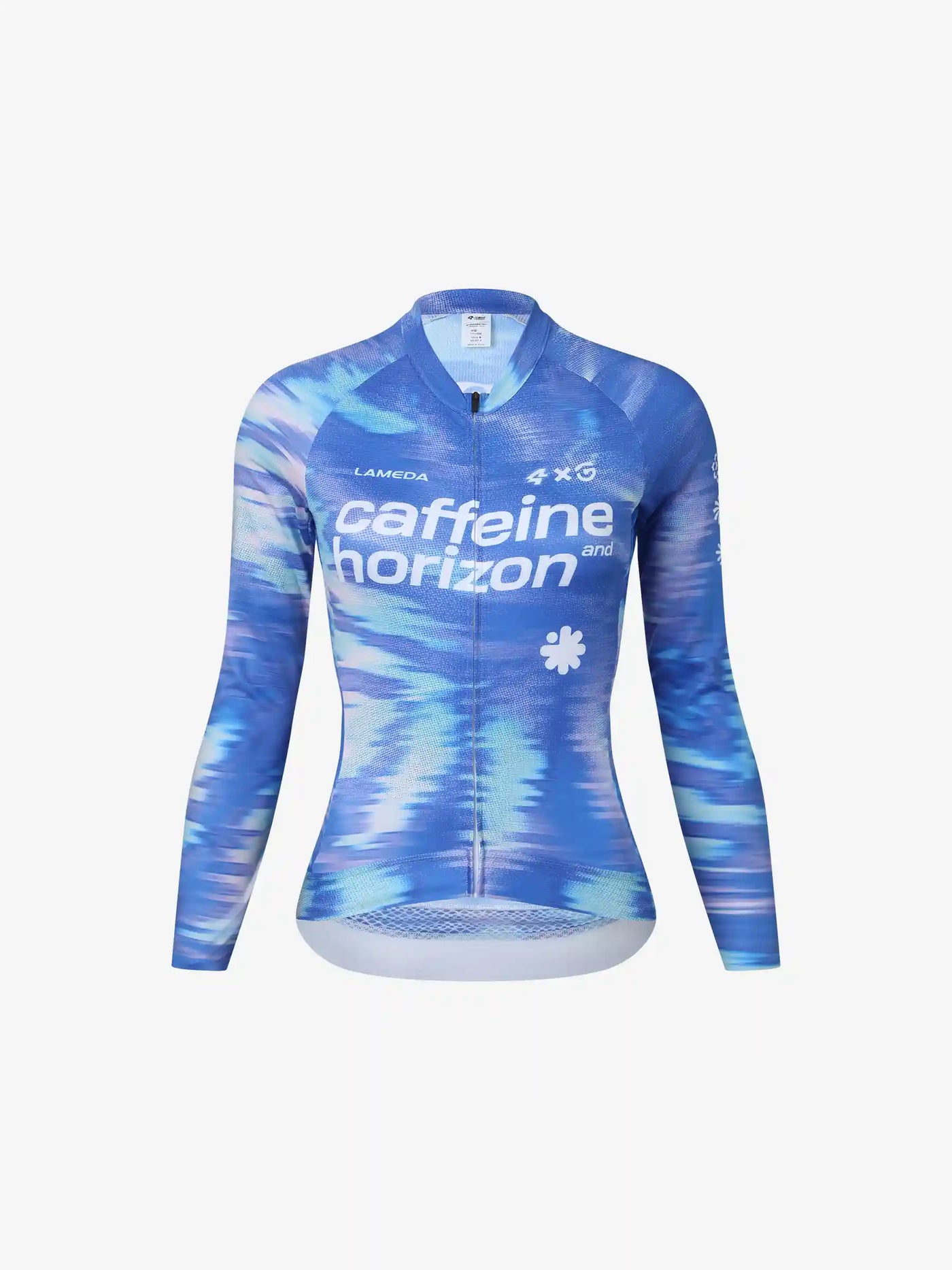 Caffeine Unisex Cycling Jersey LS - Blue