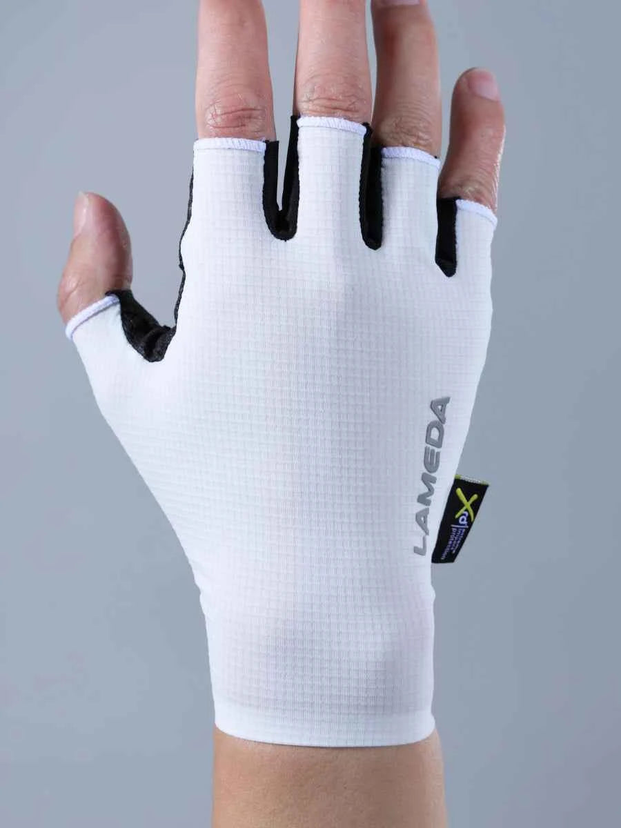 weiße fahrradhandschuhe 2066 - Weiß | Radhandschuhe Rahmenhöhe:65 CM E Bike Cube Vs drivetrainFr:Chaîne