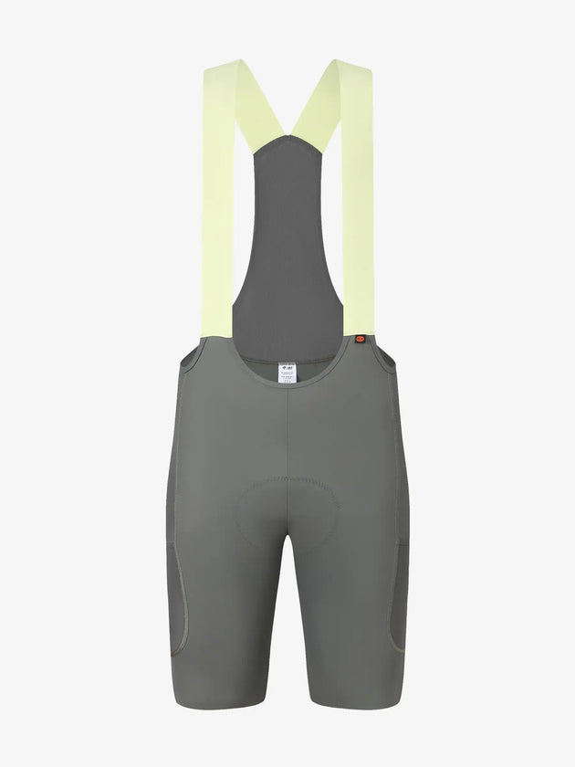 Lameda 21st Anniv. Special Men's Bib Shorts - Gray Green