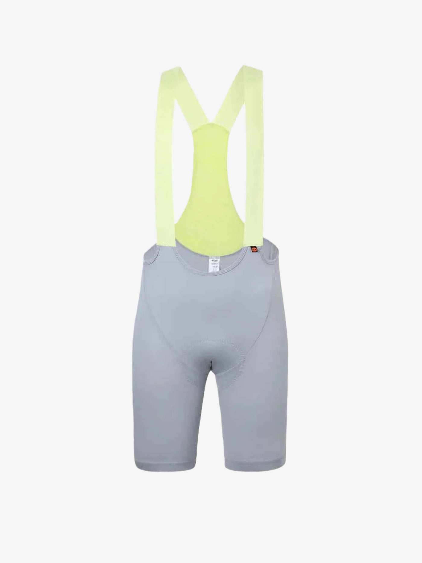 LAMEDA 20:e årsjubileum special herrarnas cykelhängbyxor i grå med neongula elastic interface® hängare