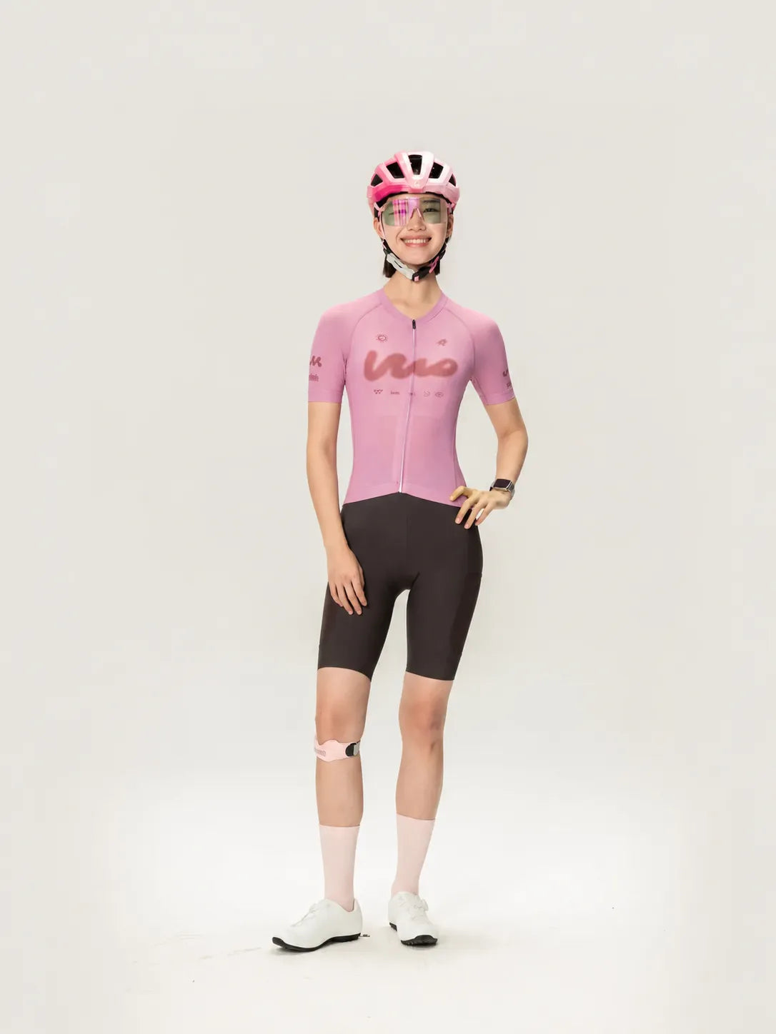 Wow Unisex Cycling Jersey - Pink