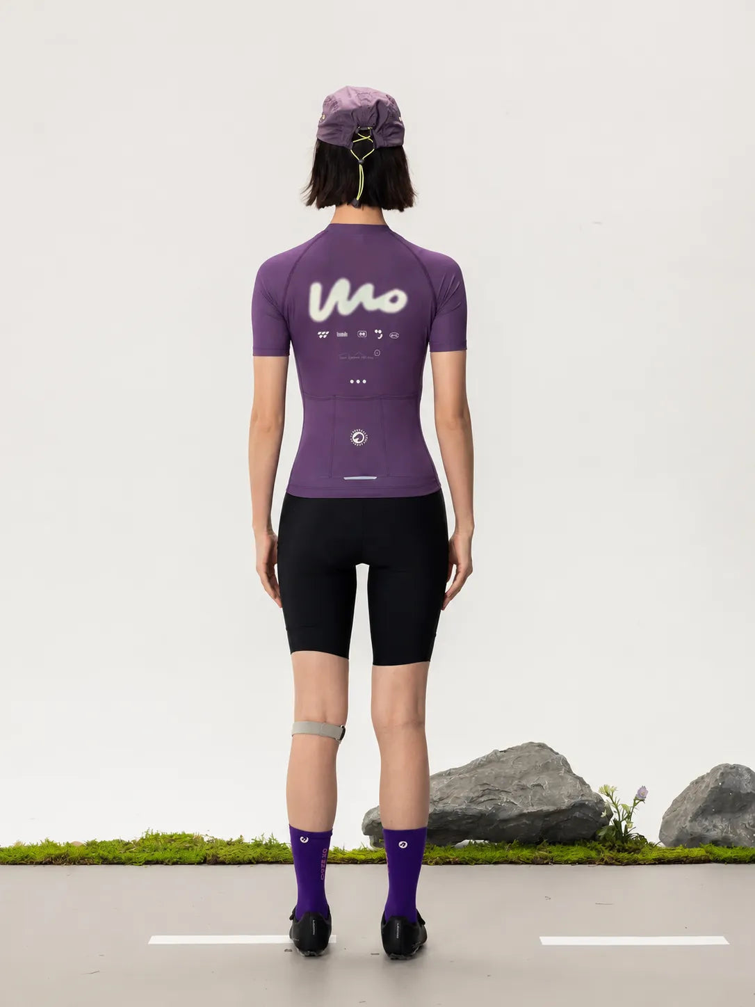 Wow Unisex Cycling Jersey - Purple