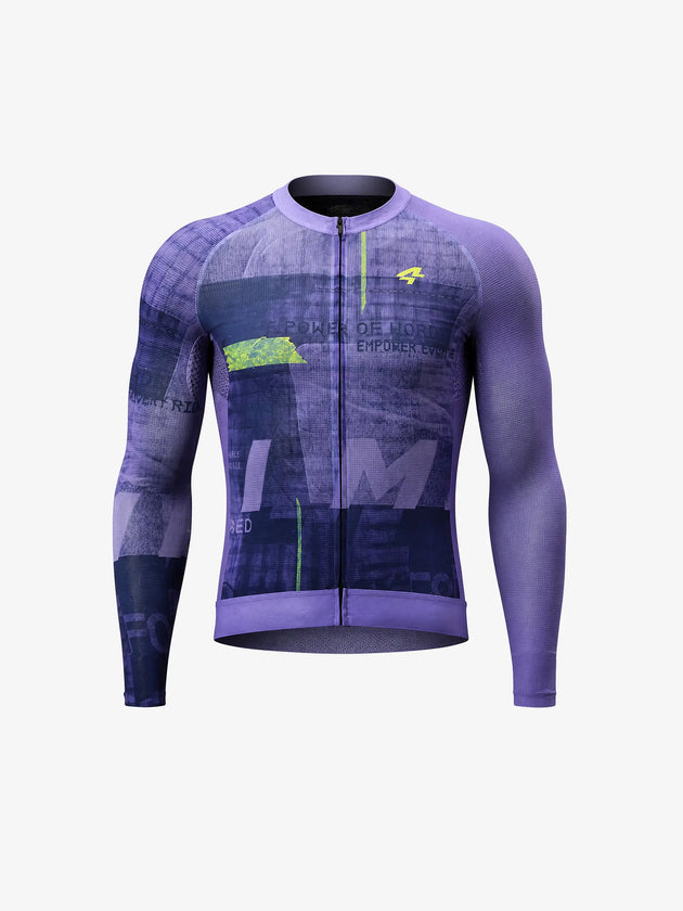Men's Cycling Jersey LS - Violet - Pre - Order