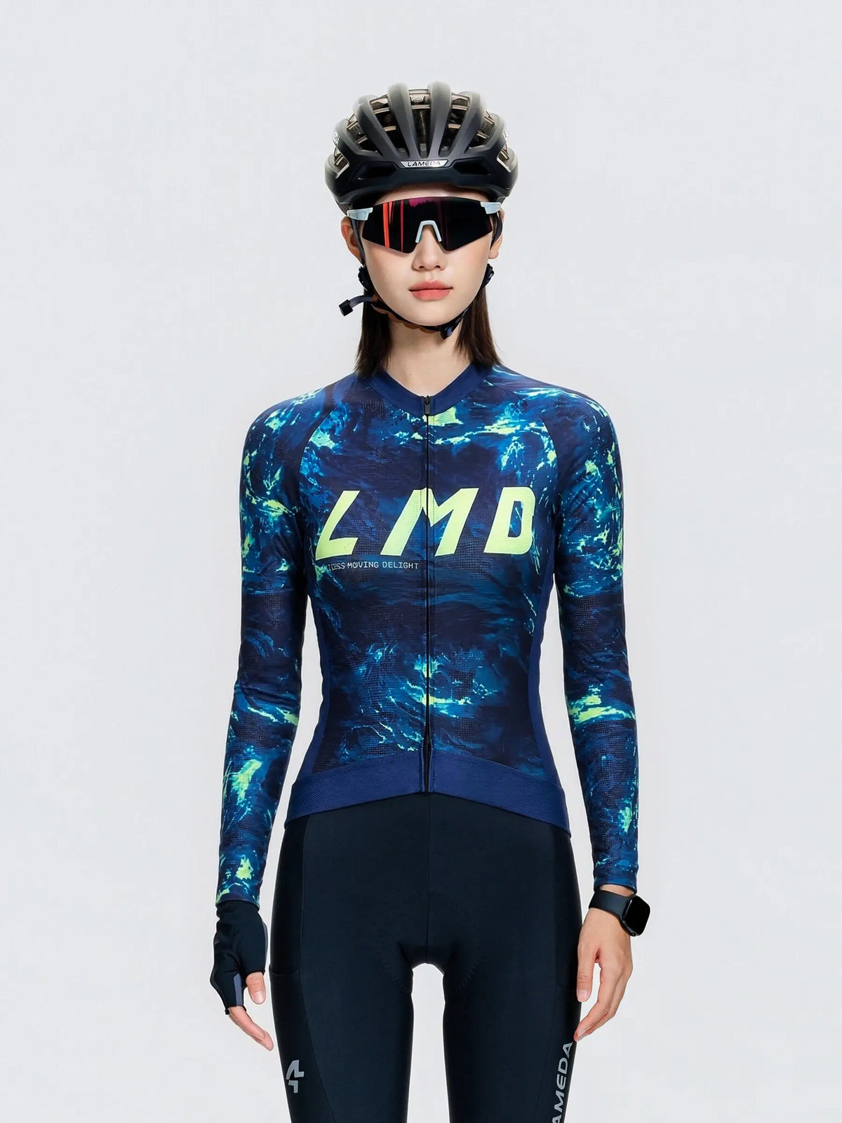 Unisex Cycling Jersey LS - Ocean - Pre - Order