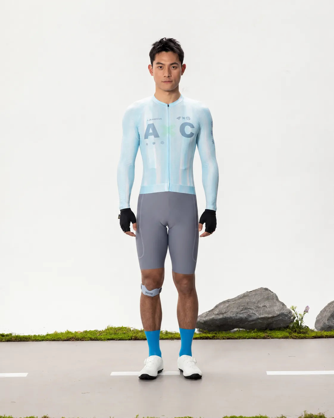 A*C Mens Cycling Jersey LS - Blue