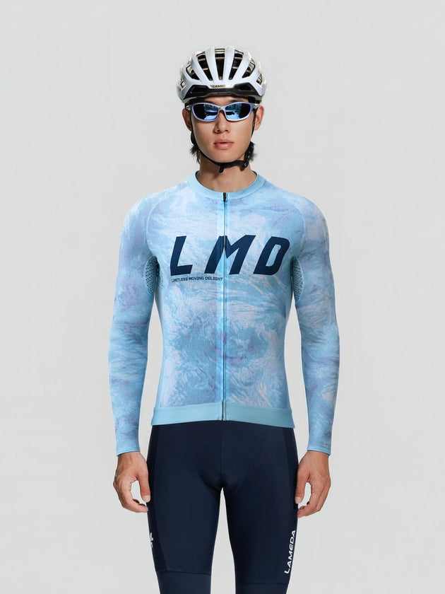 Men's Cycling Jersey LS - Sky - Pre - Order