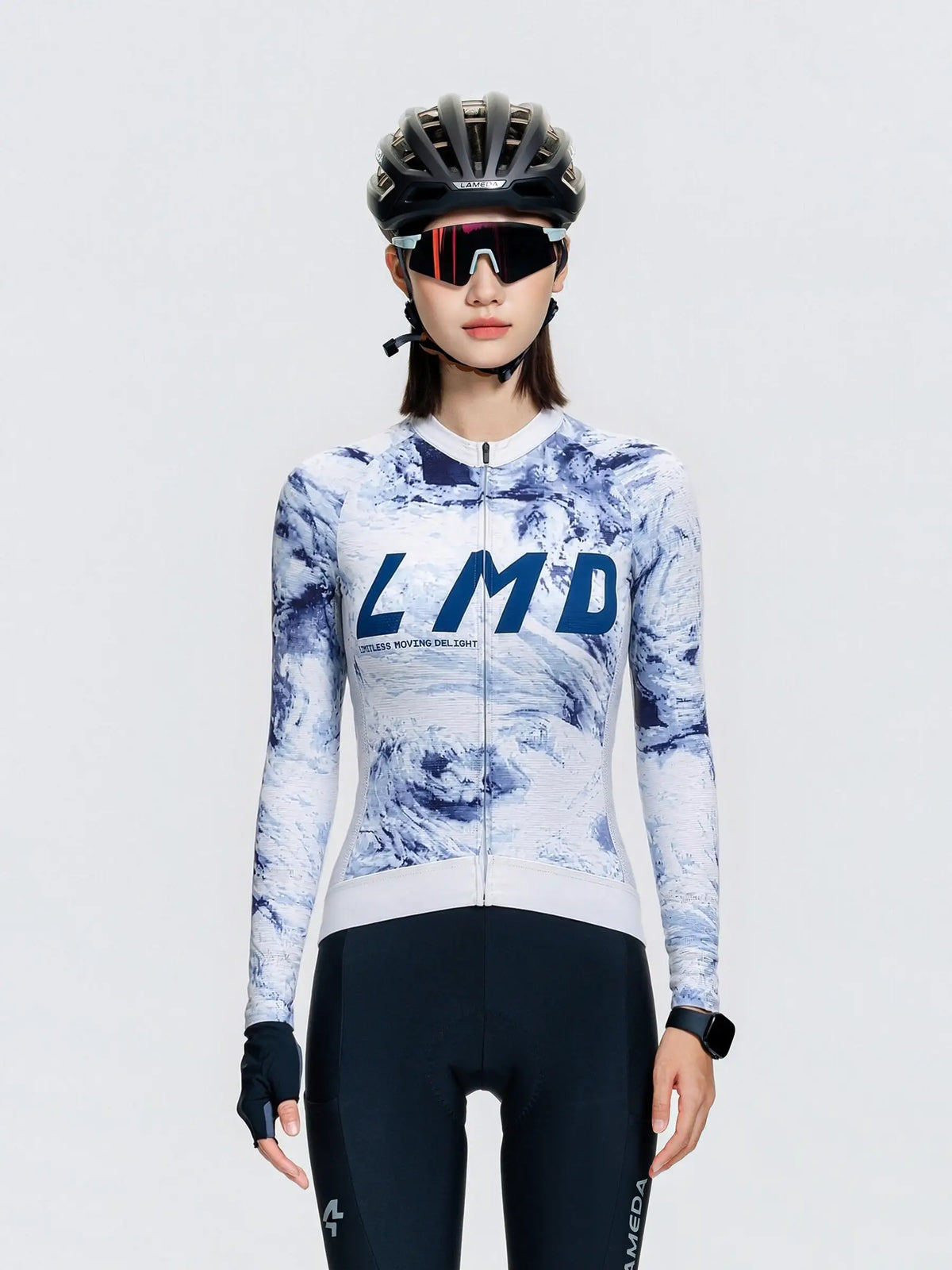 Unisex Cycling Jersey LS - Marble - Pre - Order