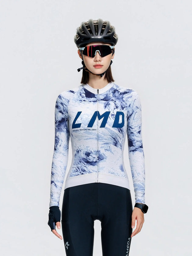 Unisex Cycling Jersey LS - Marble - Pre - Order