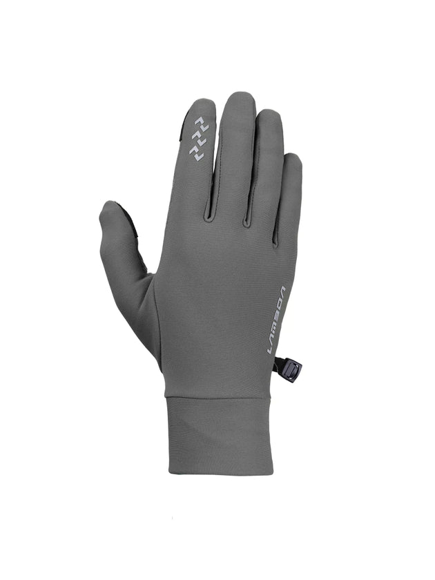 6066 Fleeced Bike Gloves - Gray - Lameda