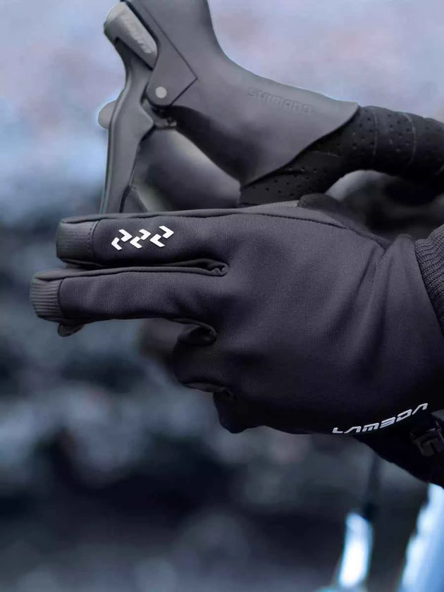 6069 Fleeced Bike Gloves - Black