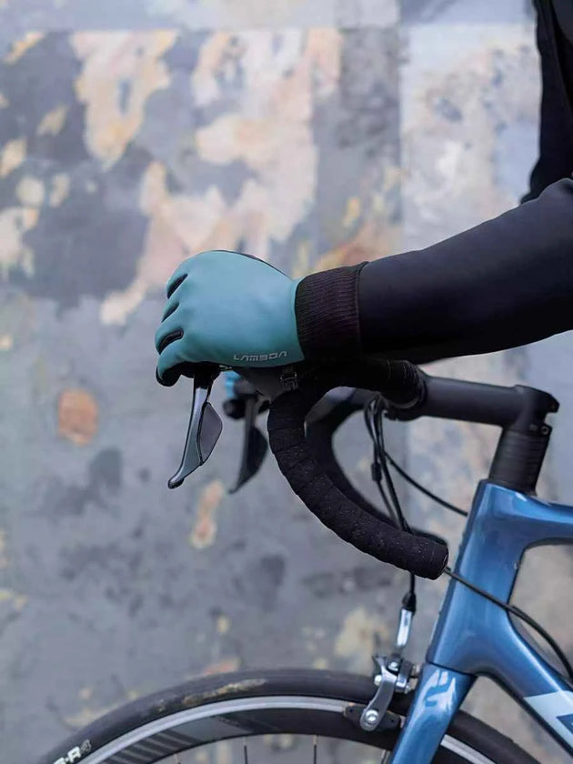 6069 Fleece-Radhandschuhe – Blau