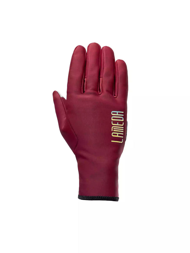 6097 Fleeced Bike Gloves - Red - Lameda